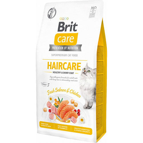 Brit Care Cat - Haircare Healthy & Shiny Coat 7 kg