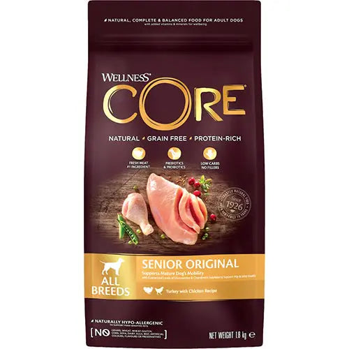 Wellnes Core graanvrij hondenvoer - droogvoer - 1,8 kg Classies