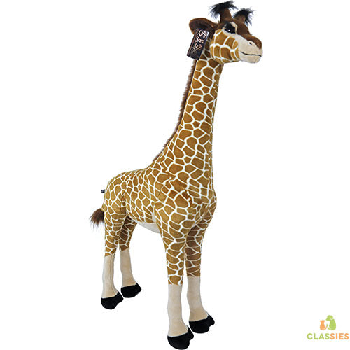 Boony Natural Decoration giraffe pluche staand, 125 cm