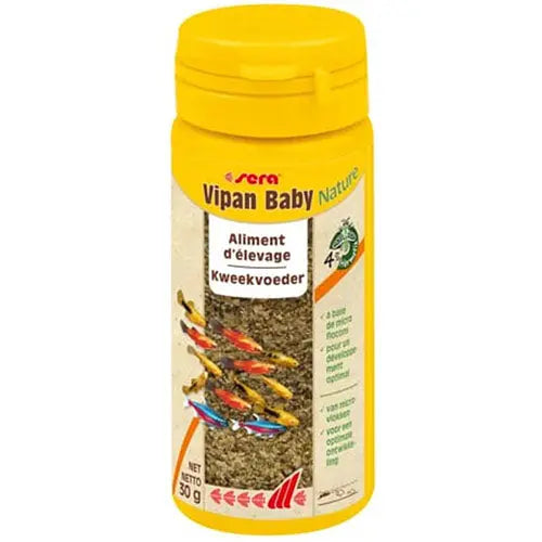 sera Vipan Baby Nature 50 - 100 ml - 1,3 kg micro vlokken Classies