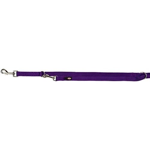 Trixie Nylon Premium Verstelbare Hondenriem - Violet - Maat L-XL: Breedte: 2 cm - Lengte: 2 meter