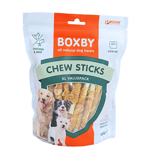 Proline Boxby Kauwsticks XL Voordeelpak 325 gr Classies