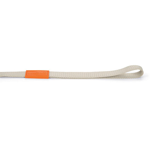 Beeztees Uni Nylon Hondenriem - Lichtgrijs - Lengte: 120 cm Classies