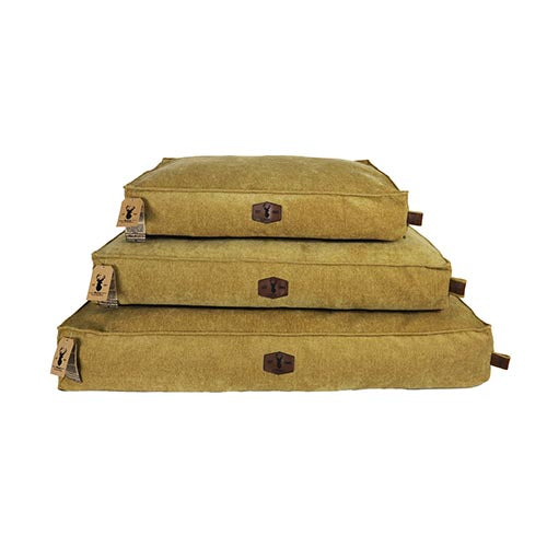 Boony est1941 coussin orthopédique ocre jaune