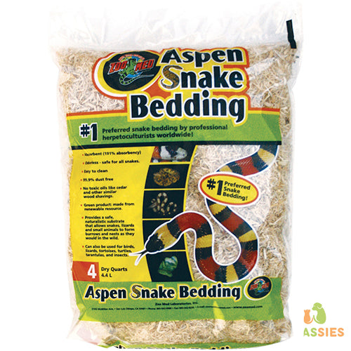 Zoo Med Aspen snake bedding 4,4 - 8,8 - 26,4 liter Classies