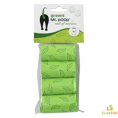 Mr. Poop Navulling poepzakjes in verschillende kleuren Classies