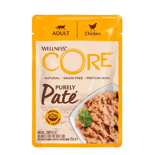 Wellness Core kattenvoer - pate Purely natte voeding 85 gram Classies