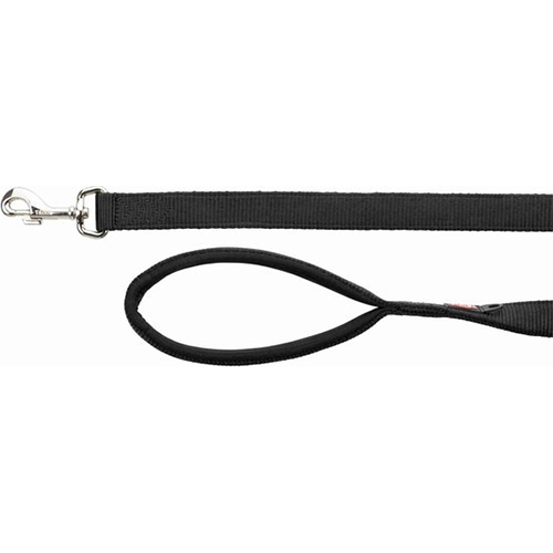 Trixie - Premium Riem - Zwart - XS 120X1 cm