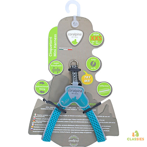 Coralpinia mini harnais Cinquetorri uniquement pour les très petites races