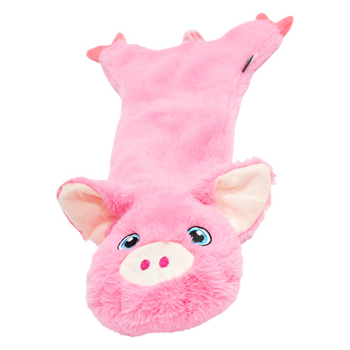 Jack and Vanilla Flatties Hunde-Plüschtier – Knisterschwein – in 3 Größen erhältlich