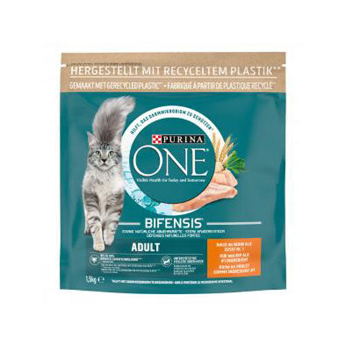 Purina One adult kip en verse groenten 1,5kg Classies