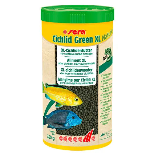 sera Cichlid Green XL Nature - 1000 - 3800 ml - 3,6 kg Classies