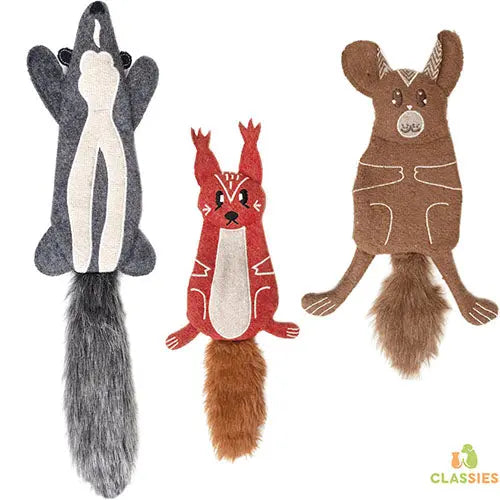 Jack and Vanilla Forest Fluff - 30 - 35 cm Jerboa - Stinkdier - Eekhoorn Classies