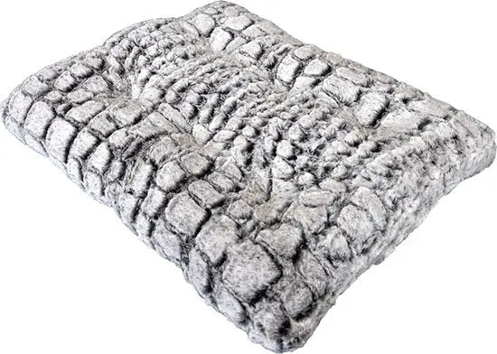 Jack and Vanilla snakeskin kussen grijs Classies
