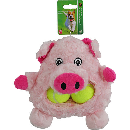 Buidelbek Dieren met 2 Tennisballen - 4 varianten Classies