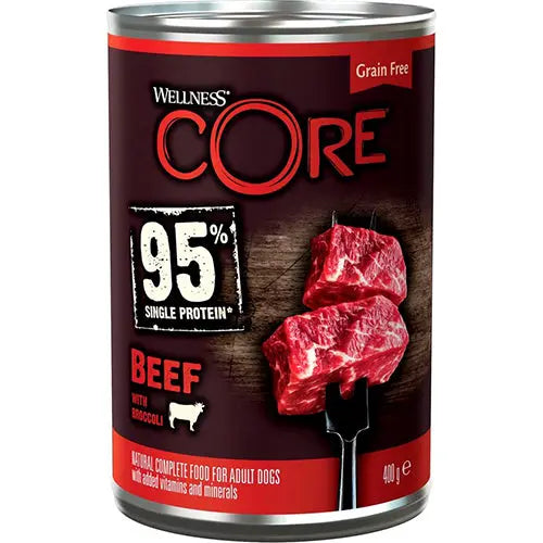 Wellness Core graanvrij - blikvoer - natvoer 400 gram Classies