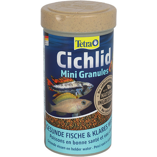 Tetra Cichlid Mini Granules - Vissenvoer - 250 ml