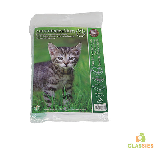 Boony kattenbakzak met trekband in 3 maten Classies