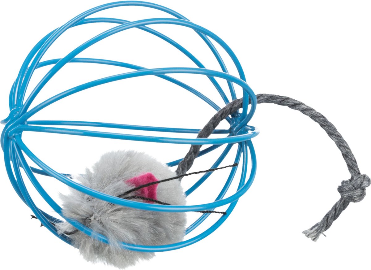 Spielzeugmaus im Ball 6 cm