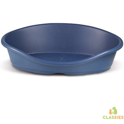 Savic Toffee plastic hondenmand blauw - 2 maten Classies