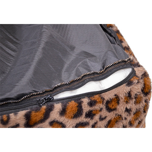 Animal Boulevard - Leopard Bruin Hondenmand - 2 maten