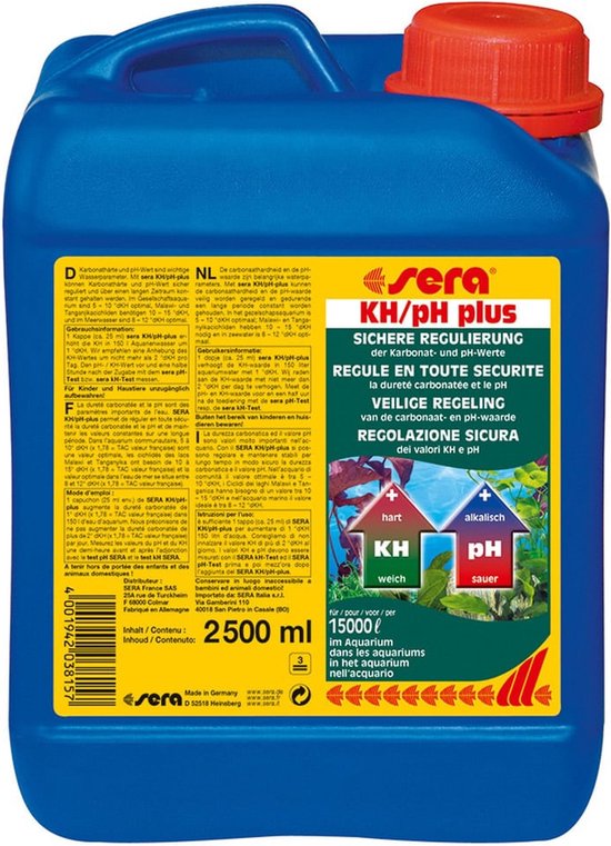 Sera kh/ph plus 250 - 500 - 2500 - 5000 ml