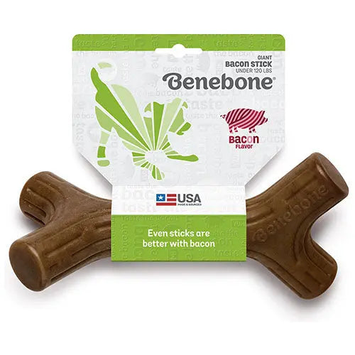 Benebone kauwspeelgoed Baconstick in 4 maten Classies