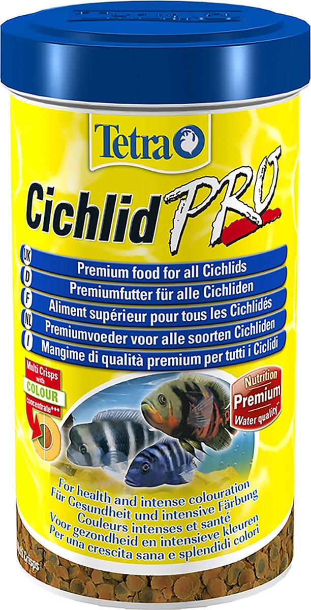 Tetra Visvoer - cichlid crips - 500ml Classies
