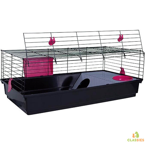 Kooi voor knaagdieren 100 cm zwart mix kleur Classies