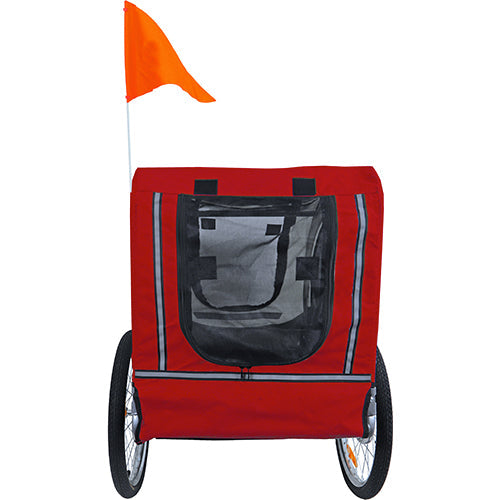 Boony Fietskar runner 2 rood - grijs tot 45 kg Classies