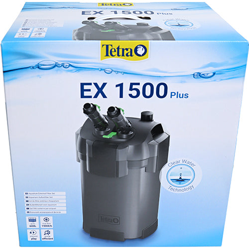 Tetra buitenfilter Ex serie - 500 - 700 - 1000 - 1500 plus