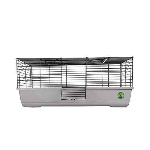 Boon konijnenkooi bunny 100 x 53 x 42 cm grijs/zwart Classies