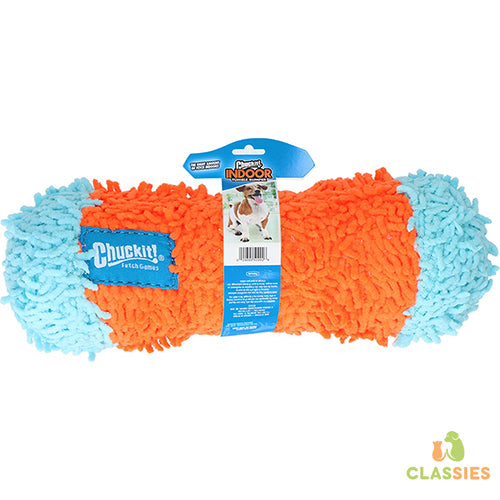 Chuckit! Indoor Tumble Bumper - Bounceflex Core Technology - 20 x Ø7 cm - Oranje/Blauw Classies