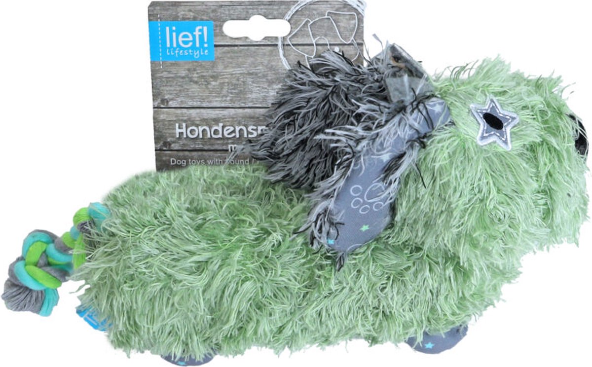 lief! Boys hondenspeelgoed - teckel met piep -28 cm - Kleur: assorti 1 stuk 2ee89c-2