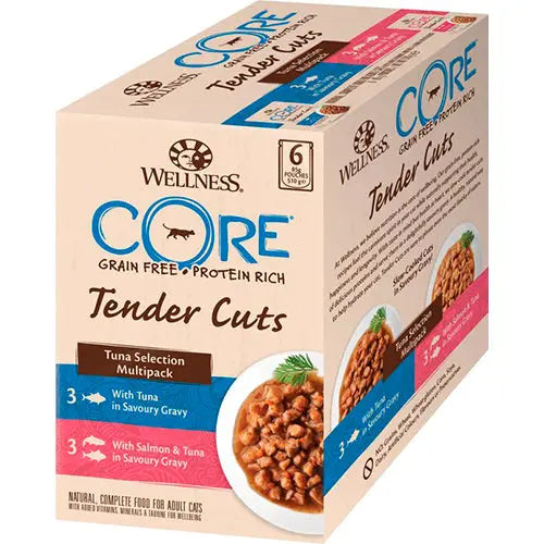 Wellness Core kattenvoeding - natvoer in zakje - 1 x 85 gram Classies