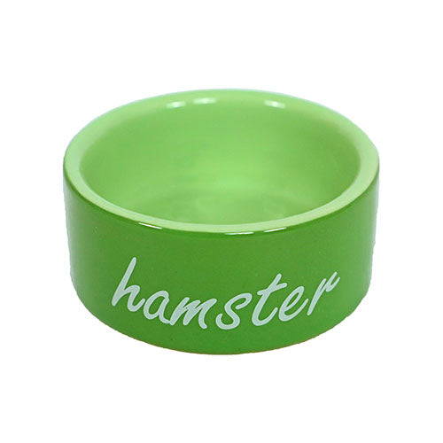 Boony hamster eetbak steen - groen - blauw - grijs - 8 cm