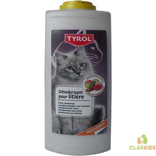 Tyrol kattenbak deo 700 ml luchtjesverdrijver voor strooisel