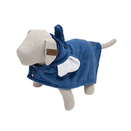Animal Boulevard SPA Hondenbadjas Badcape Olifant Donkerblauw - Verkrijgbaar in 4 maten Classies
