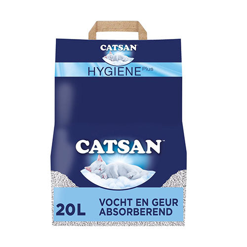 Catsan Hygiene Plus Kattenbakvulling - 20 liter Classies