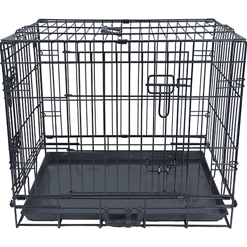 Boon Premium Draadkooi/ Honden Bench - 2-deurs met plastic lade - Verkrijgbaar in 4 maten