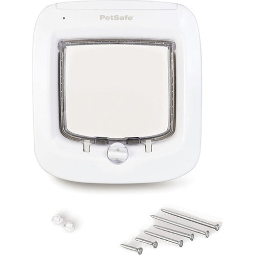 Petsafe kattendeur kattenluik microchip wit of bruin 2ee89c-2