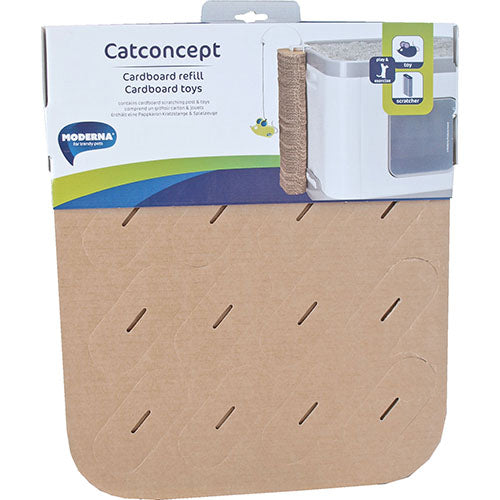 Moderna Kratzbaum Karton für Katzentoilette Catconcept 48x40x3 cm