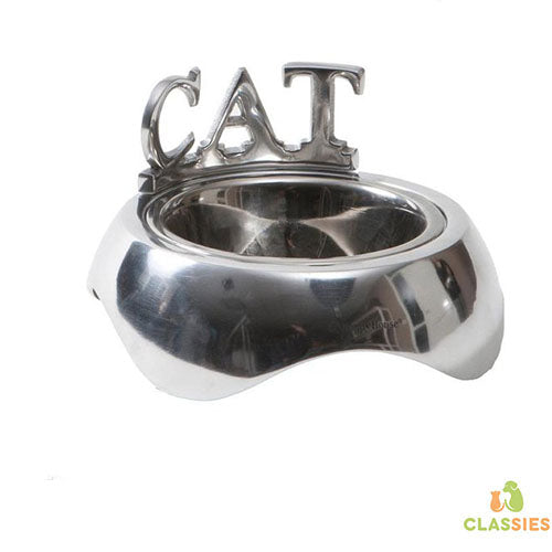 Happy House CAT - Aluminium Voerbak/Drinkbak voor Katten - 13 cm Classies