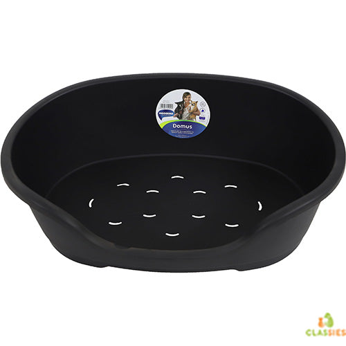 Moderna Domus Hundebetten aus Kunststoff – Schwarz oder Grau – 4 Größen