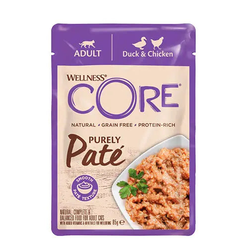 Wellness Core kattenvoer - pate Purely natte voeding 85 gram Classies