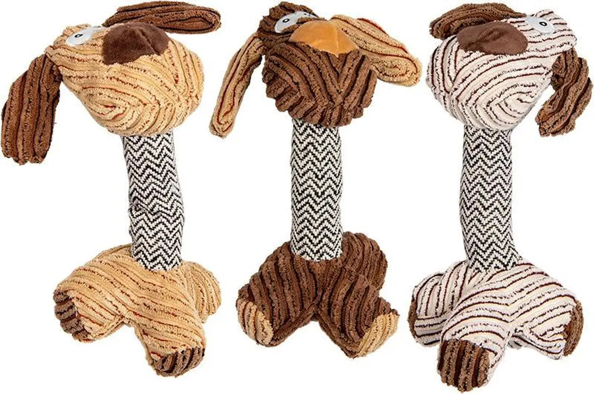 Jack And Vanilla - Speelgoed - Velveties Hond - Assorti - 25cm Classies