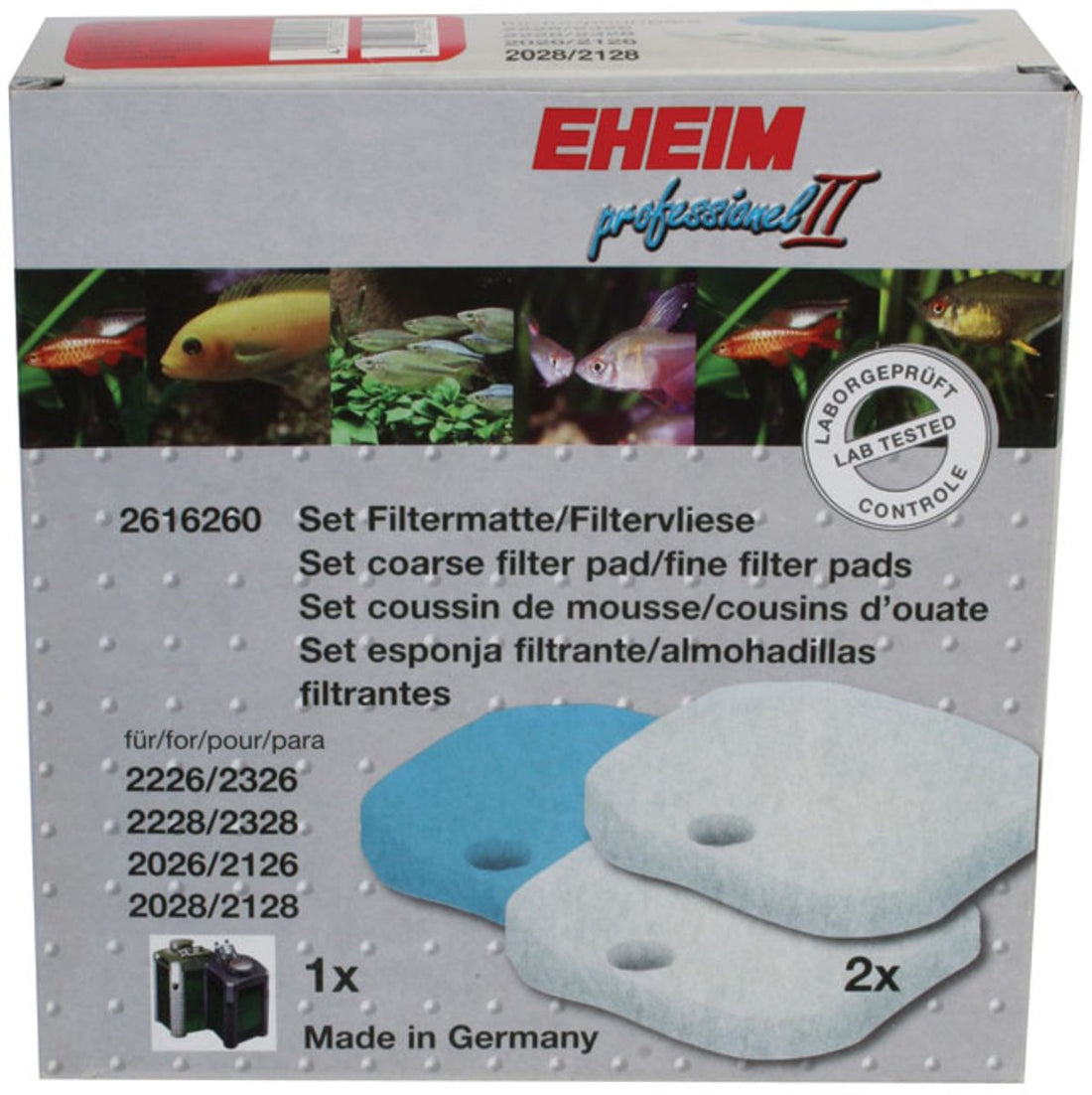 Eheim experience doos 2x filtervlies en 1 spons Classies