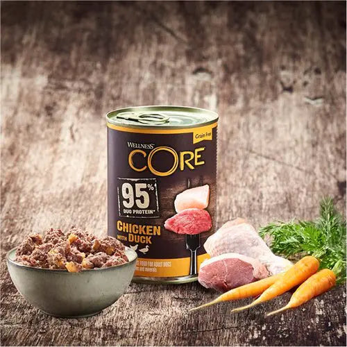 Wellness Core graanvrij - blikvoer - natvoer 400 gram Classies