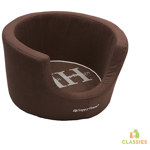 Happy house mandje bruin 40 x 25 cm Classies