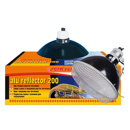sera reptiel aluminium relfector lamp Classies